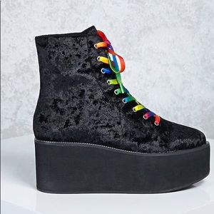 rainbow platform shoes forever 21